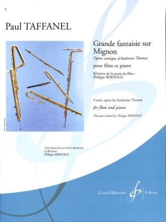 Grande fantaisie sur Mignon pour flute et piano