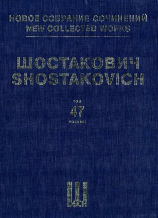 New collected Works Series 3 vol.47 Cello Concerto no.1 op.107 piano reduction