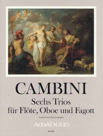 6 Trios op.45 f�r Fl�te, Oboe (Fl�te) und Fagott Partitur und Stimmen