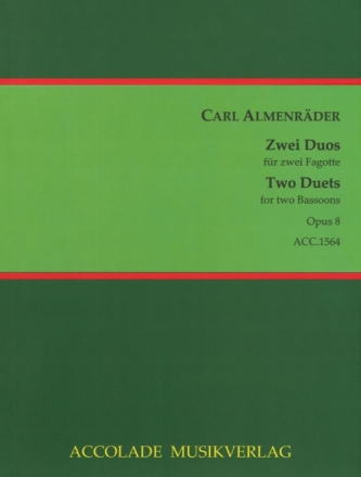 2 Duos op.8 f�r 2 Fagotte Partitur und Stimmen