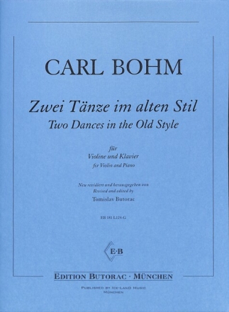 2 T�nze im alten Stil f�r Violine und Klavier