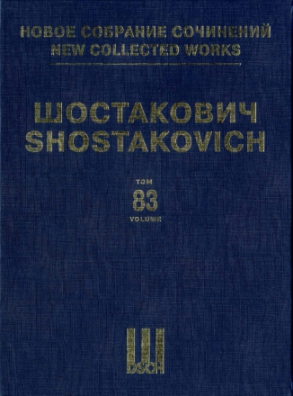 New collected Works Series vol.83 Antiformalistischer Rajok score