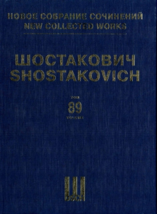 New collected Works Series vol.89 Compositions for Solo Voice/s and Orchestra score