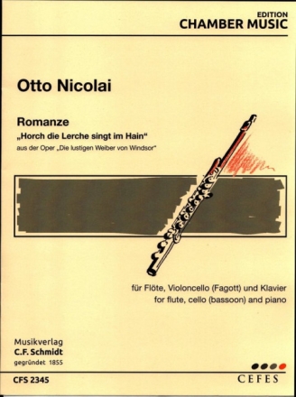 Horch die Lerche singt im Hain f�r Fl�te, Violoncello und Klavier