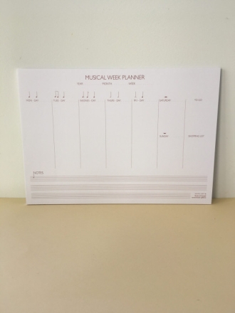 Notizblock Wochenplaner Din A4 quer 52 Blatt