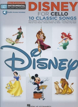 Disney (+Online Audio) for easy violoncello