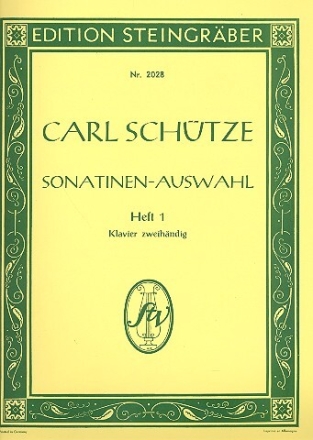 Lehrgang der Sonatinen, Sonaten und St�cke Band 1 f�r Klavier