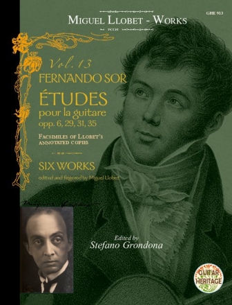 Guitar Works vol.13 - Fernando Sor Etudes  and  6 Works for guitar