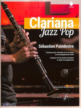 Clariana Jazz Pop (+Audio online) pour clarinette et piano