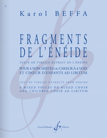 Beffa Karol Fragments De L'Eneide Voix et formations diverses