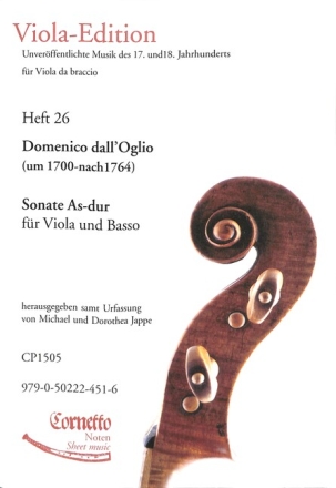 Sonate As-Dur f�r Viola und Bc