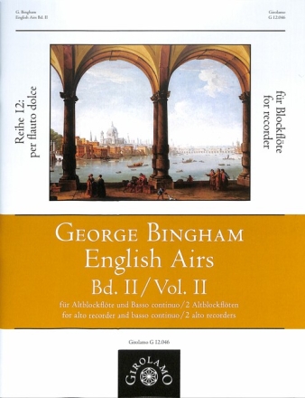 English Airs Band 2 f�r Altblockfl�te und Bc Partitur und Stimme (Bc ausgesetzt)