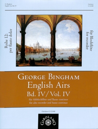 English Airs Band 4 f�r Altblockfl�te und Bc Partitur und Stimme (Bc ausgesetzt)