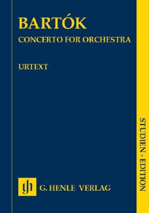 Konzert f�r Orchester Studienpartitur