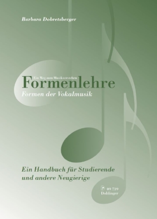 Formenlehre Formen der Vokalmusik  broschiert