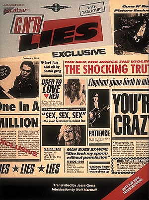 Guns n' Roses: Lies Songbook guitar/tab/vocal