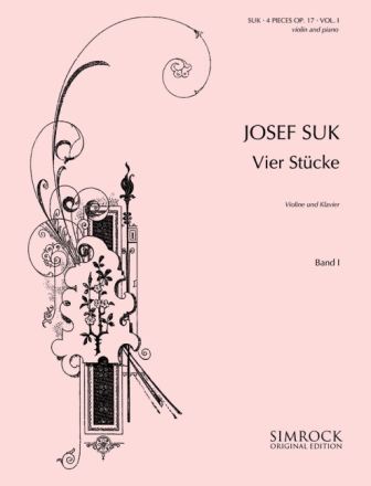 4 St�cke op.17 Band 1 (Nr.1-2) f�r Violine und Klavier