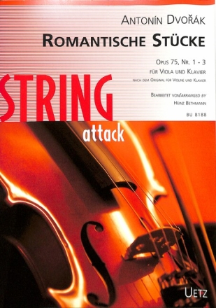 Romantische St�cke op.75,1-3 f�r Viola und Klavier
