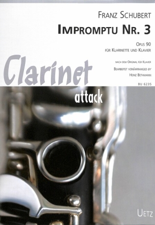Impromptu op.90,3 f�r Klarinette und Klavier