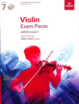 Violin Exam Pieces 2020-2023 Grade 7 (+CD) for violin and piano score and part