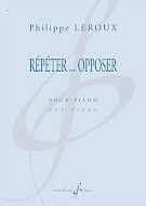 R�p�ter ... opposer pour piano