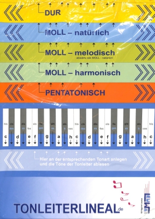 Das Tonleiter-Lineal  Neuausgabe 2019