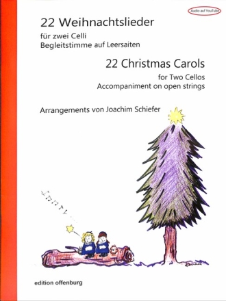 22 Weihnachtslieder f�r 2 Violoncelli Spielpartitur