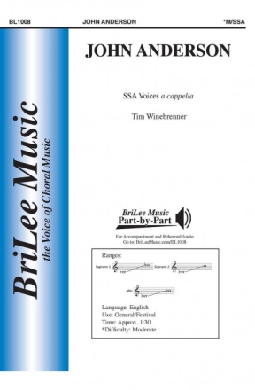 Tim Winebrenner John Anderson Frauenchor Chorpartitur