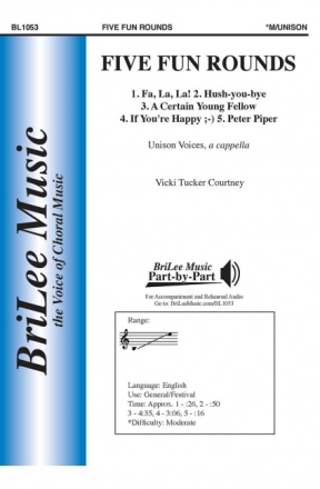 Vicki Tucker Courtney Five Fun Rounds Chor (unisono) Chorpartitur