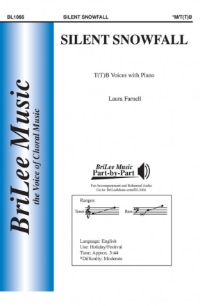 Laura Farnell Silent Snowfall M�nnerchor und Klavier Chorpartitur