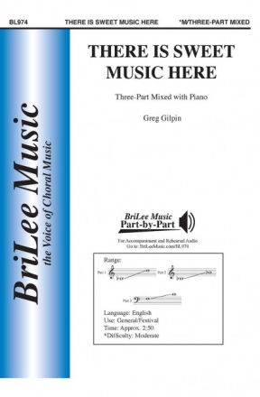 Greg Gilpin There is Sweet Music Here  Chorpartitur