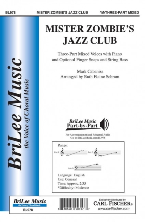 Mark Cabaniss Mister Zombie's Jazz Club  Chorpartitur