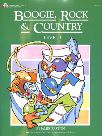 Boogie, Rock and Country Level 3 for piano