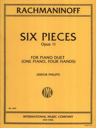 6 Pieces op.11 for piano duet