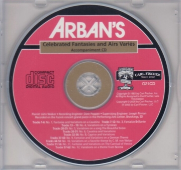 Jean-Baptiste Arban Arbans Trompete CD
