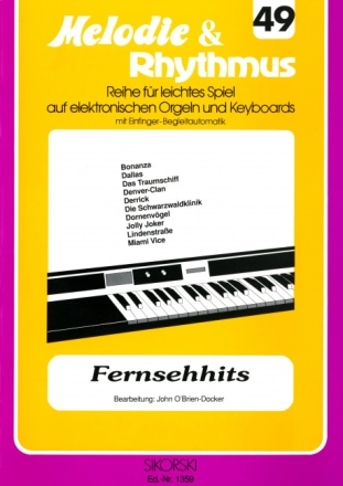 Fernsehhits f�r E-Orgel / Keyboard