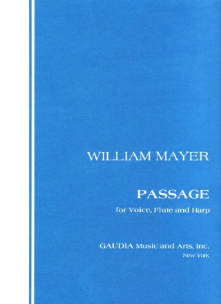 William Mayer Passage Gesang, Fl�te und Cembalo Partitur und Stimmen