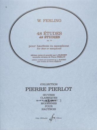 48 �tudes op.31 pour hautbois (saxophone)