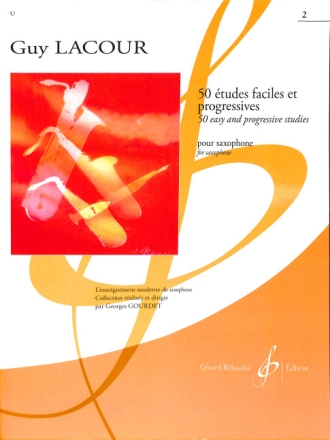 50 �tudes faciles et progressives vol.2 pour saxophone