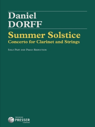 Daniel Dorff Summer Solstice  Klavierauszug mit Solostimme