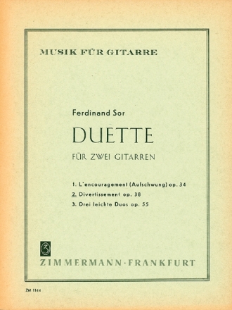 Divertissement op.38 f�r 2 Gitarren