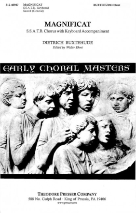 Dieterich Buxtehude Magnificat  Chorpartitur