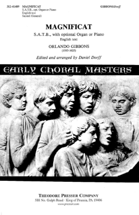 Orlando Gibbons Magnificat Chor Chorpartitur