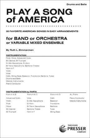 Play A Song Of America, Drums Schlagzeug und Glocken