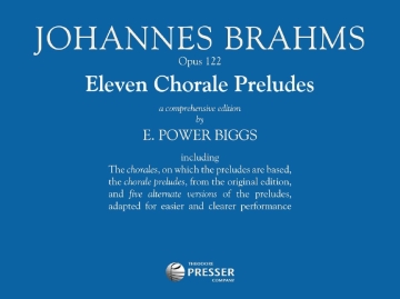 Johannes Brahms, Hans Hassler, Anonymous, Johann Cruger Eleven Chora Orgel und Gesang Solostimme