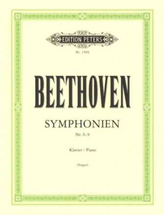 Sinfonien Band 2 (Nr.6-9) f�r Klavier