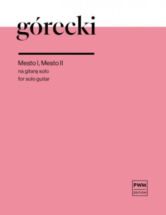 Mesto 1  and  Mesto 2 for guitar