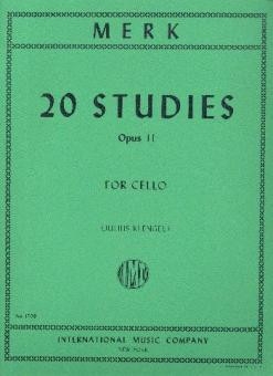 20 Studies op.11 for cello solo