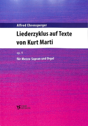 Liederzyklus op.9 f�r Mezzosopran und Orgel Partitur