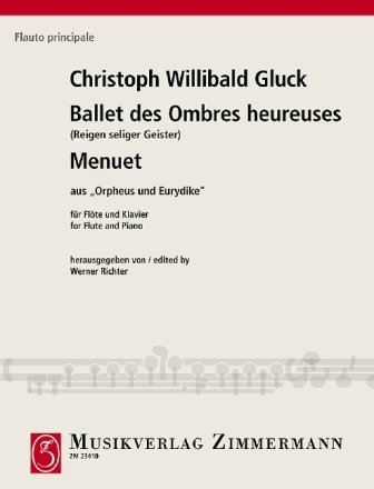 2 St�cke aus 'Orpheus und Eurydike' f�r Fl�te und Klavier